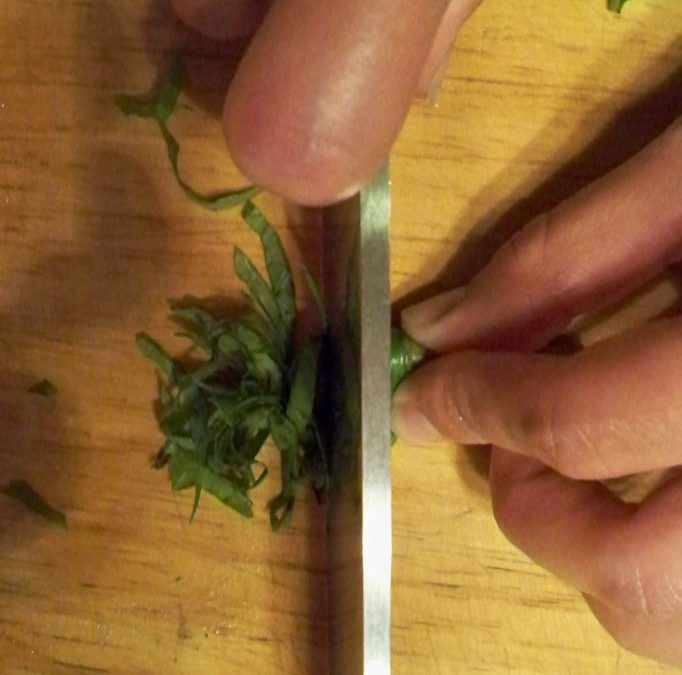 How to Chiffonade Fresh Herbs
