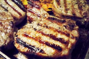 Bone in Pork Chops are a great grilled meal.