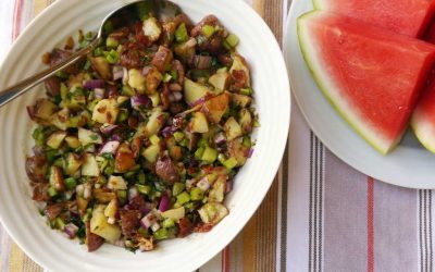 Roasted Bacon Dijon Potato Salad