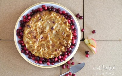 Holiday Cranberry Apple Kugel